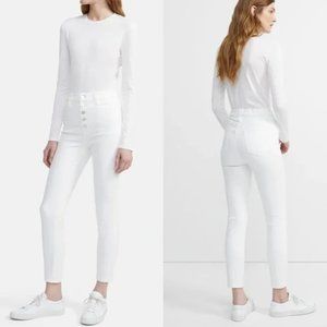 J Brand Lillie High Rise Skinny Crop NWT 36 Photo Ready HD White